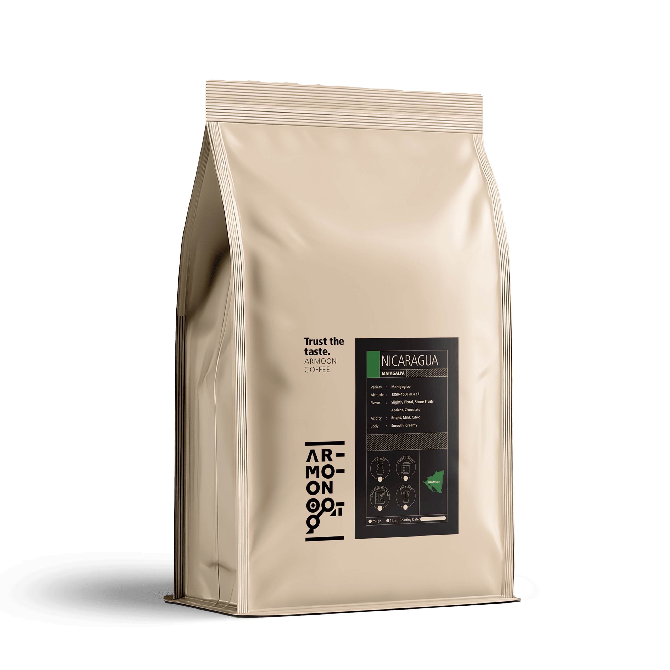 قهوه تک خاستگاه نیکاراگوِئه (100%عربیکا)